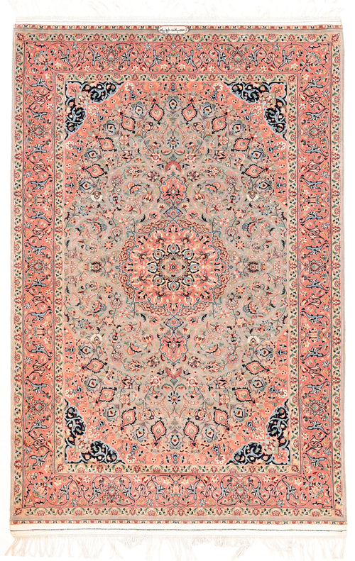Excellent Rose Isfahan Persian Area Rug