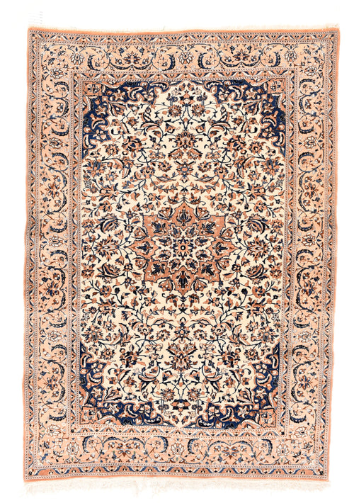 Excellent Ivory Nain Persian Area Rug