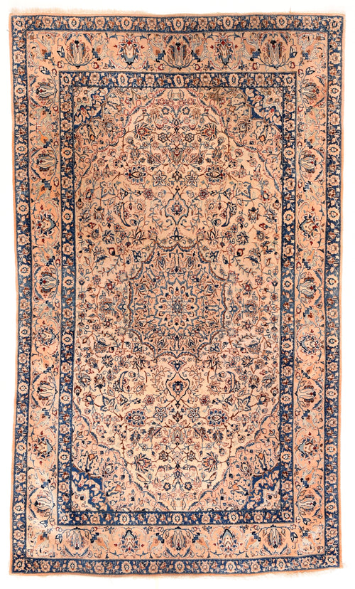 Excellent Ivory Nain Persian Area Rug