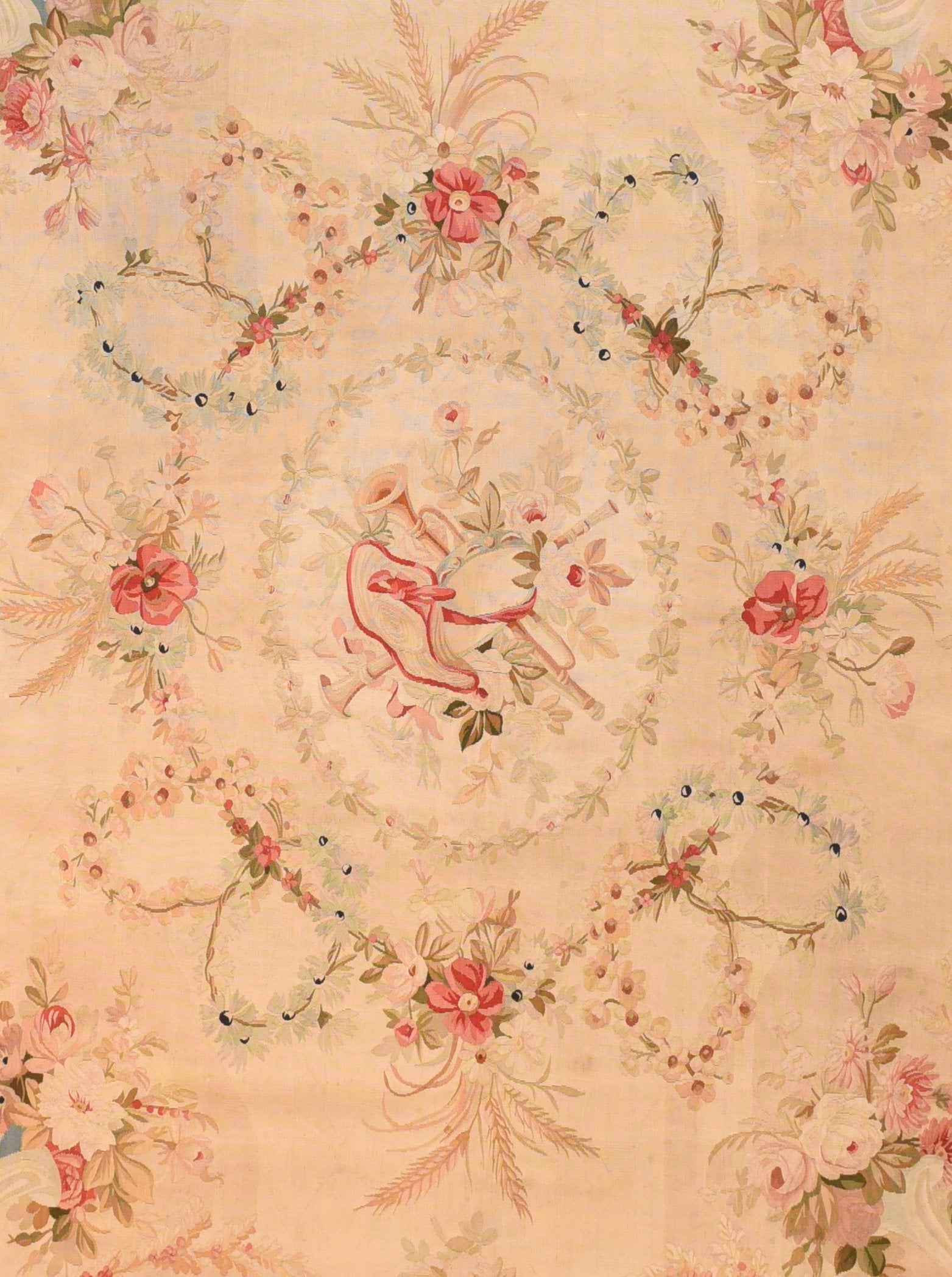Antique Aubusson-Beauvais French Tapestry