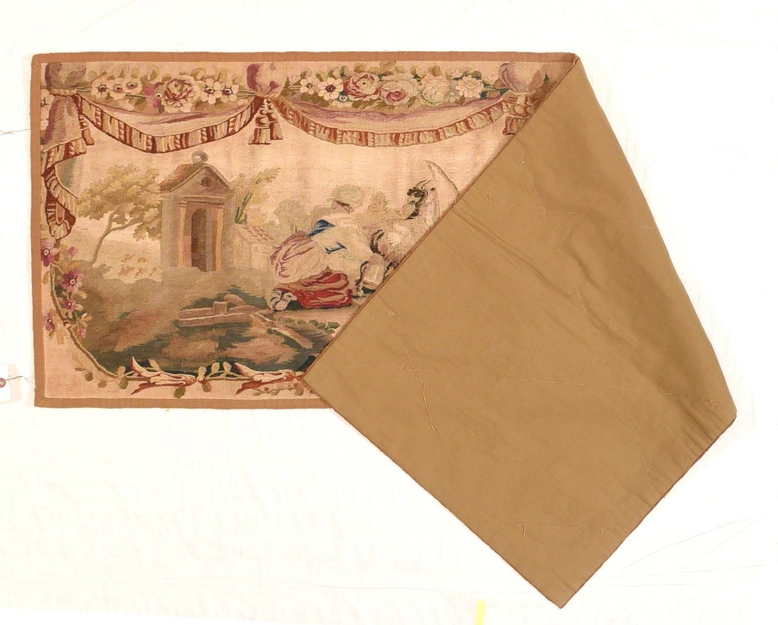 Antique Aubusson Pictorial French Tapestry