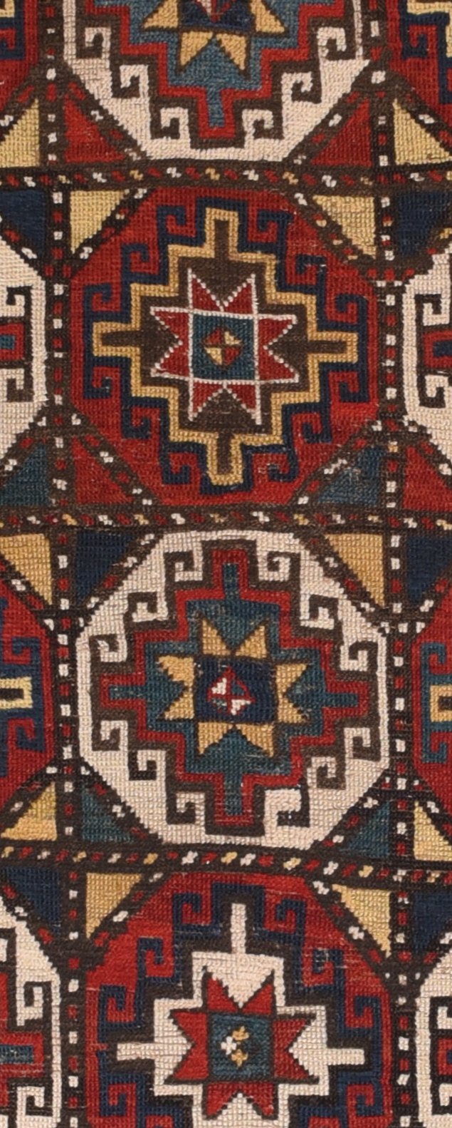 Antique Kazak Russain Area Rug