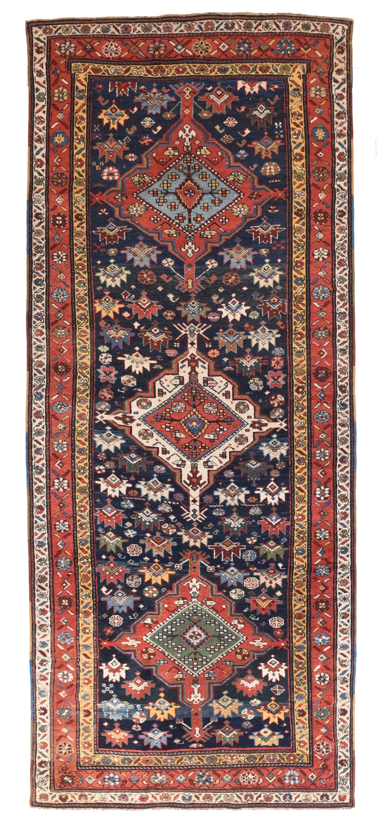 Antique Red North West Persian Area Rug