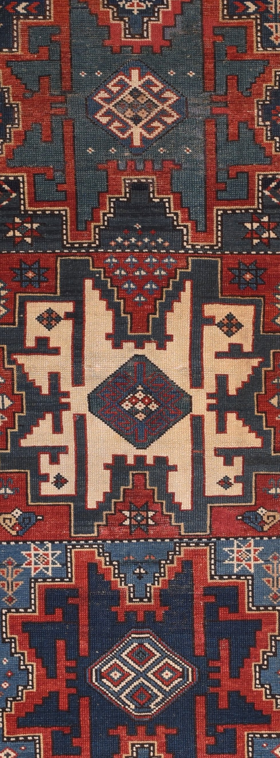 Antique Shrivan Russian Area Rug