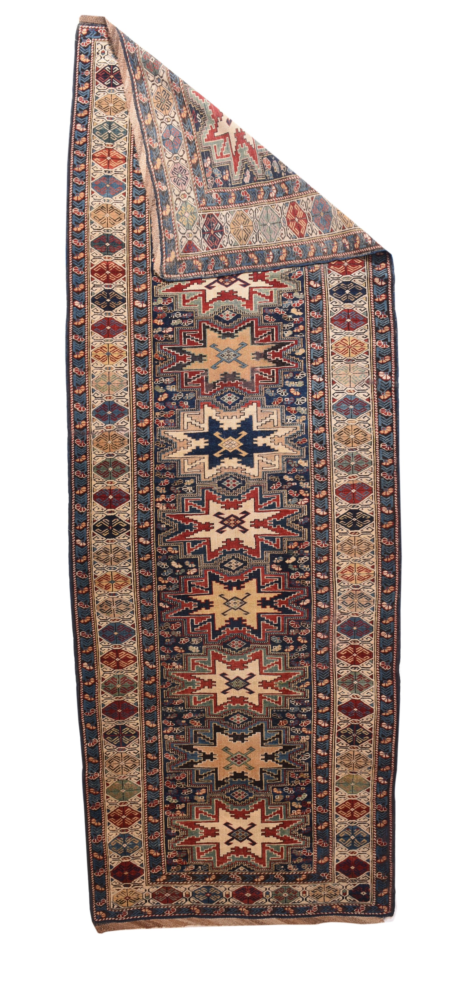 Antique Shirvan Russian Area Rug