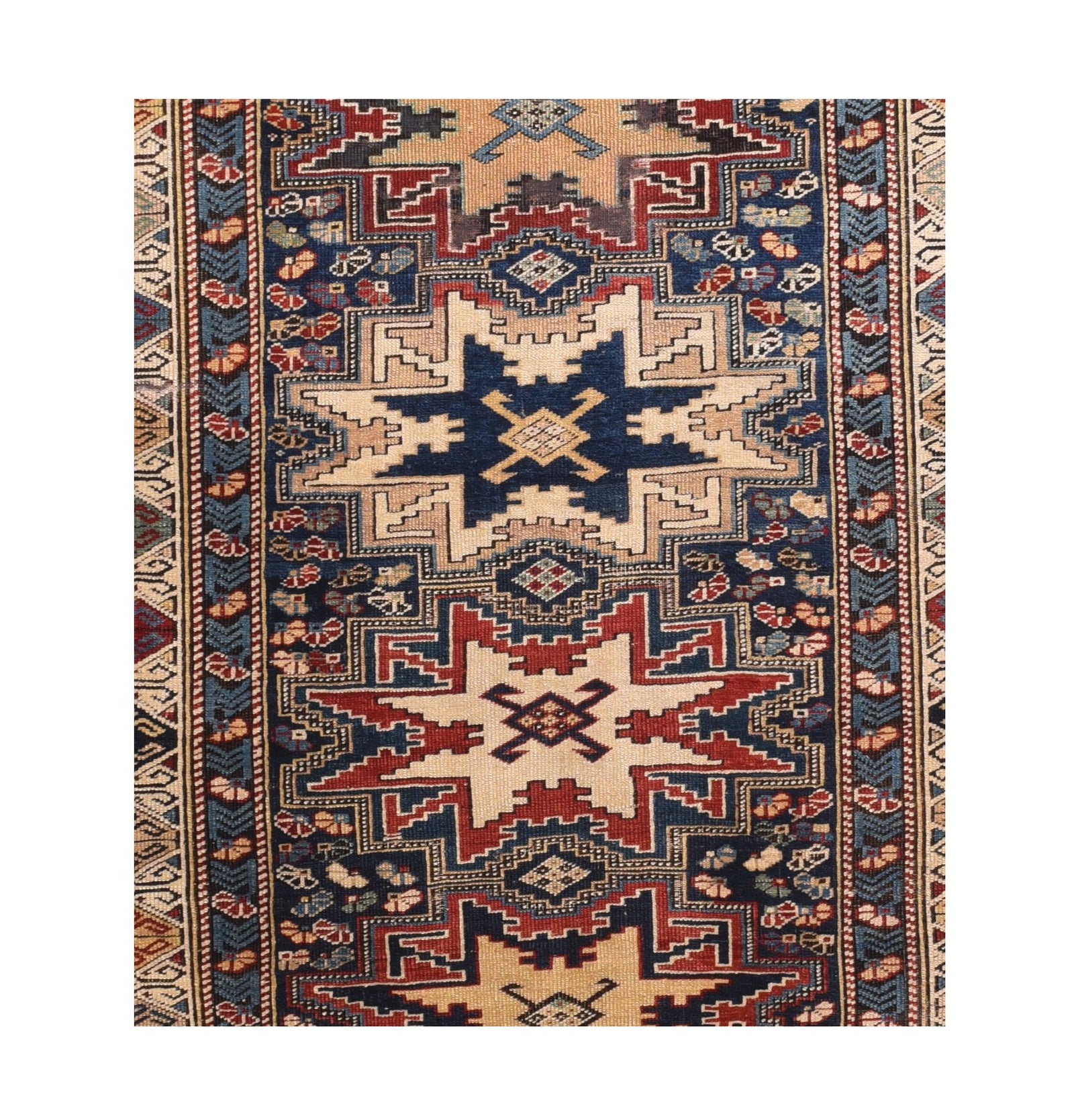Antique Shirvan Russian Area Rug