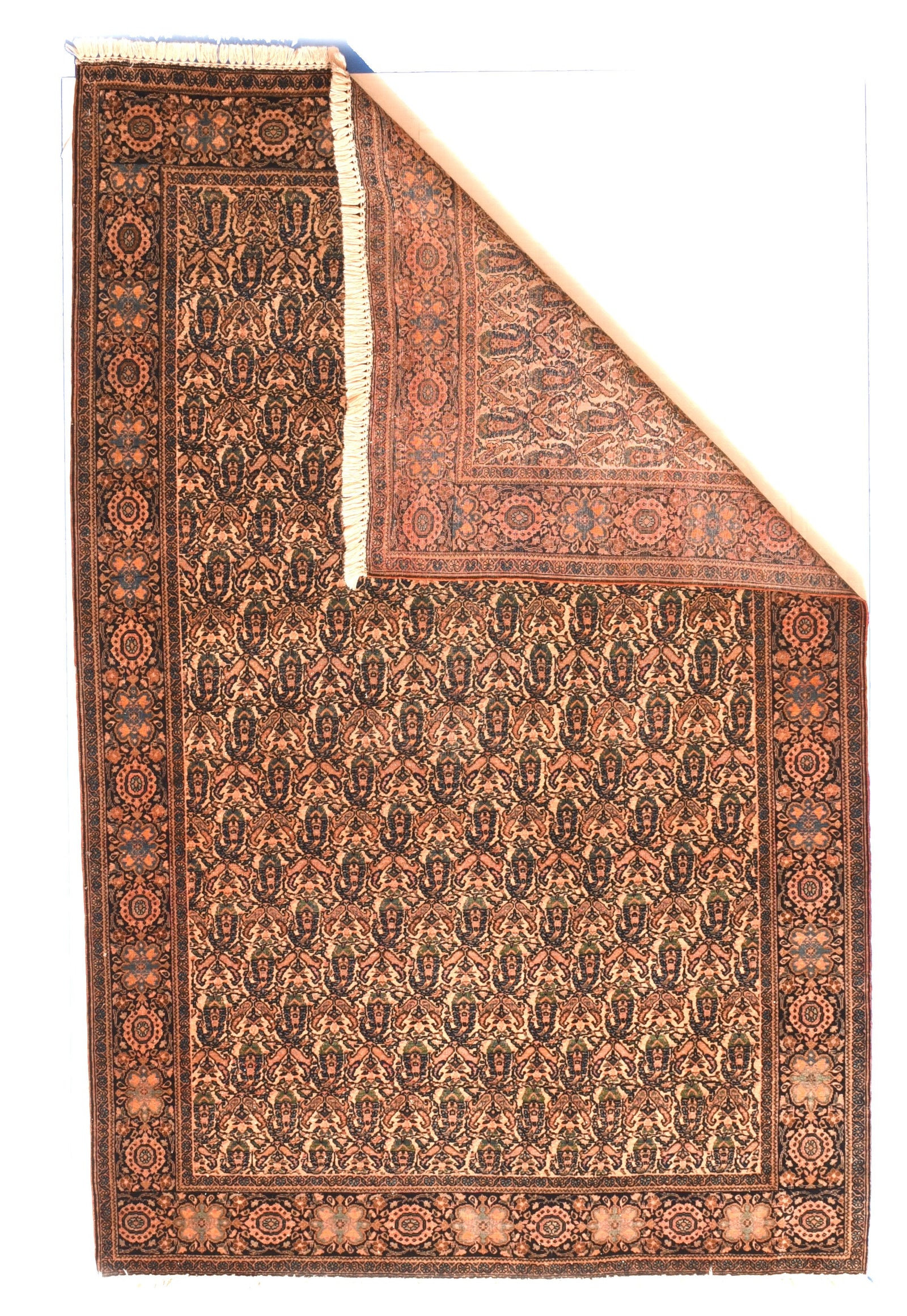 Antique Farahan Sarouk Persian Rug