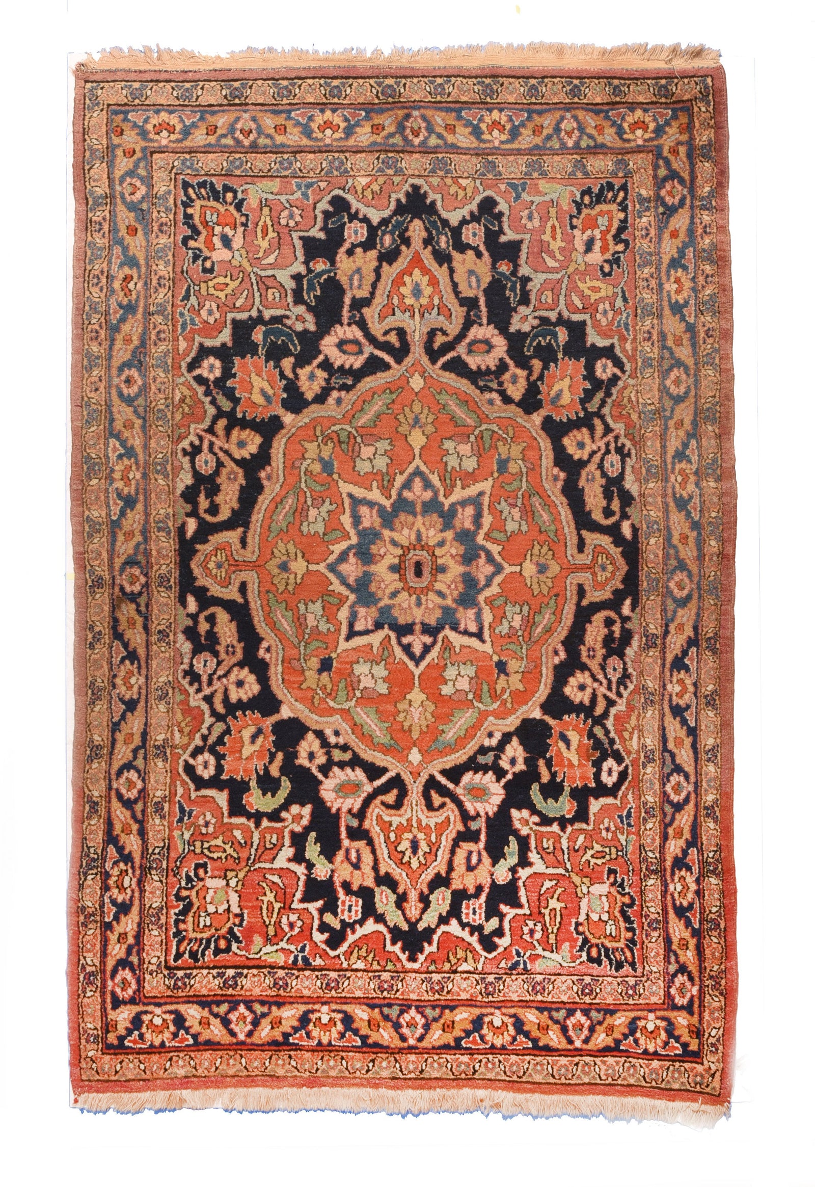 Antique Rust Doroksh Persian Area Rug