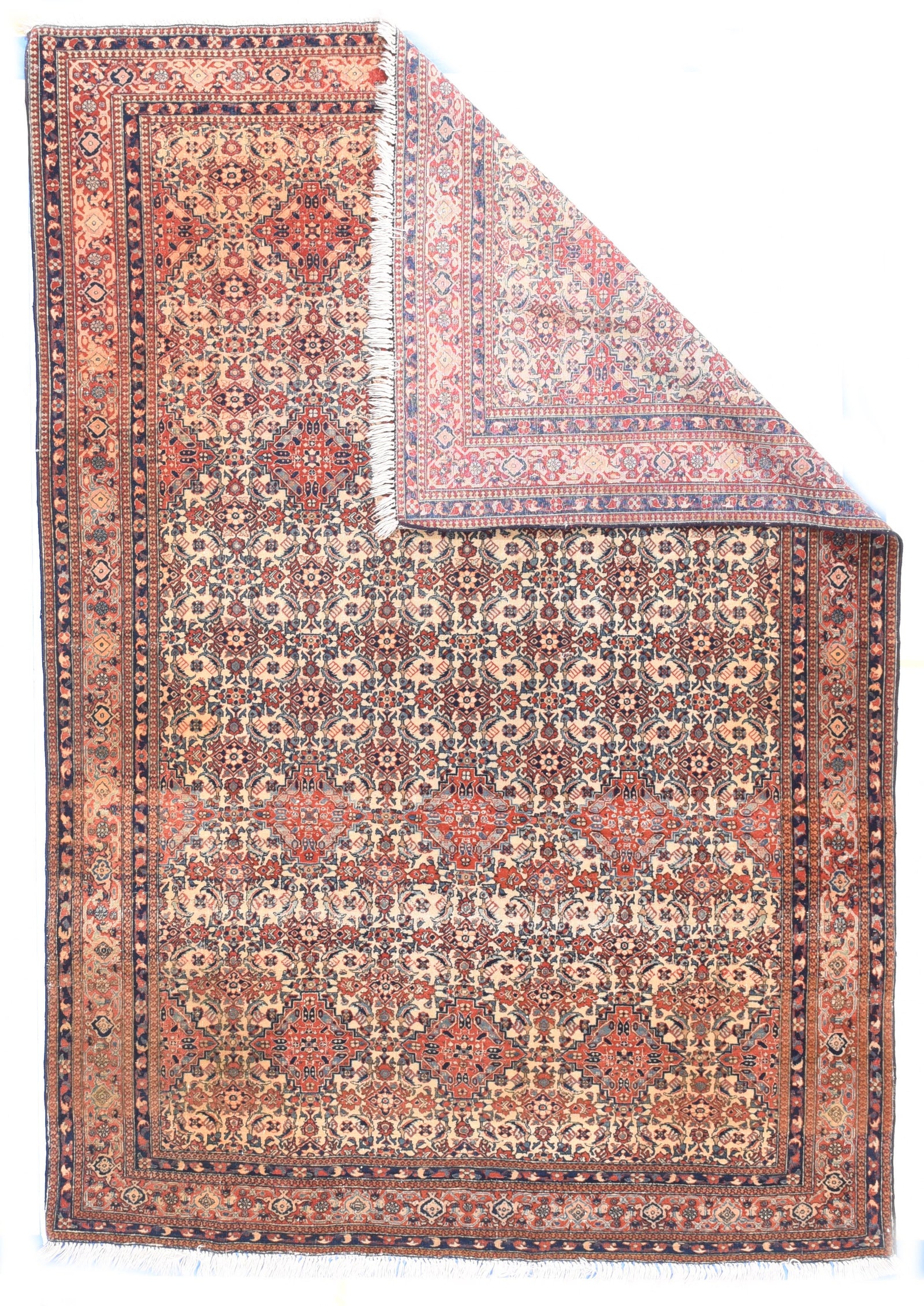 Antique Tabriz Persian Area Rug