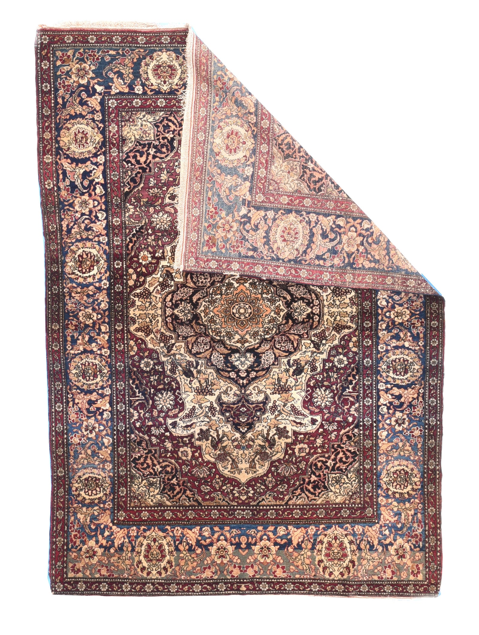 Antique Tehran Persian Area Rug