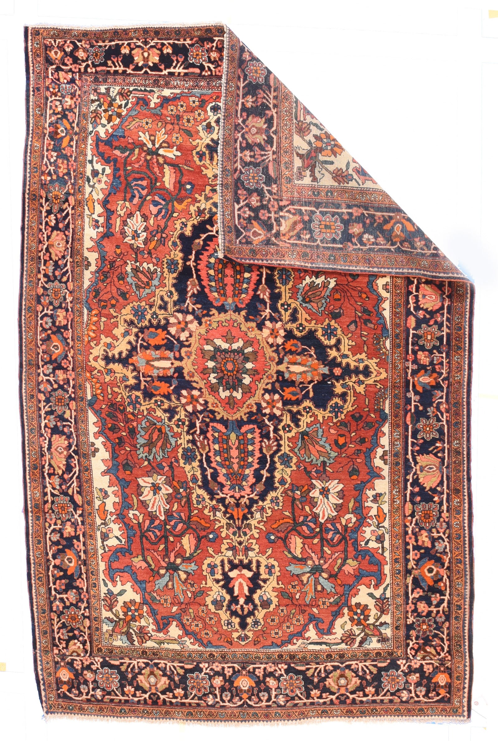 Antique Farahan Persian Area Rug