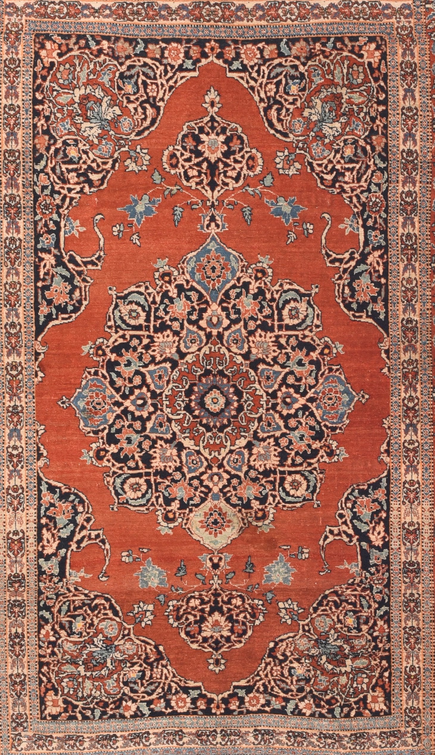Antique Tabriz Persian Area Rug