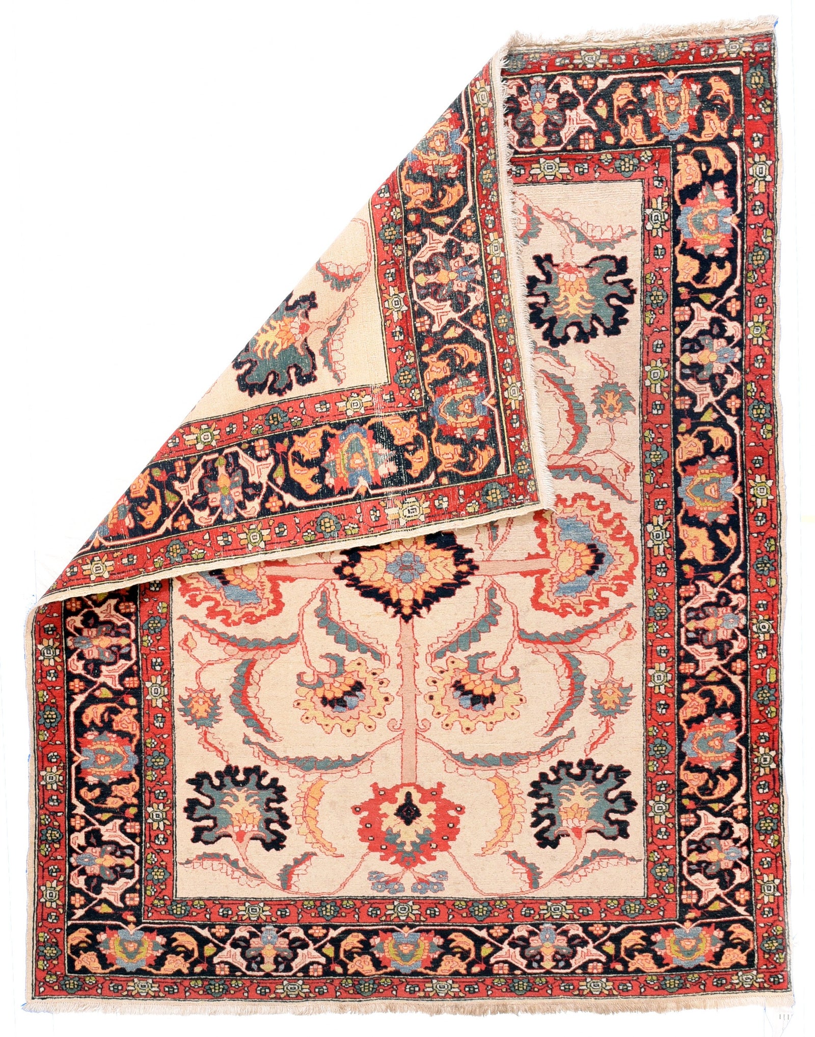 Semi Red Farahan Persian Area Rug