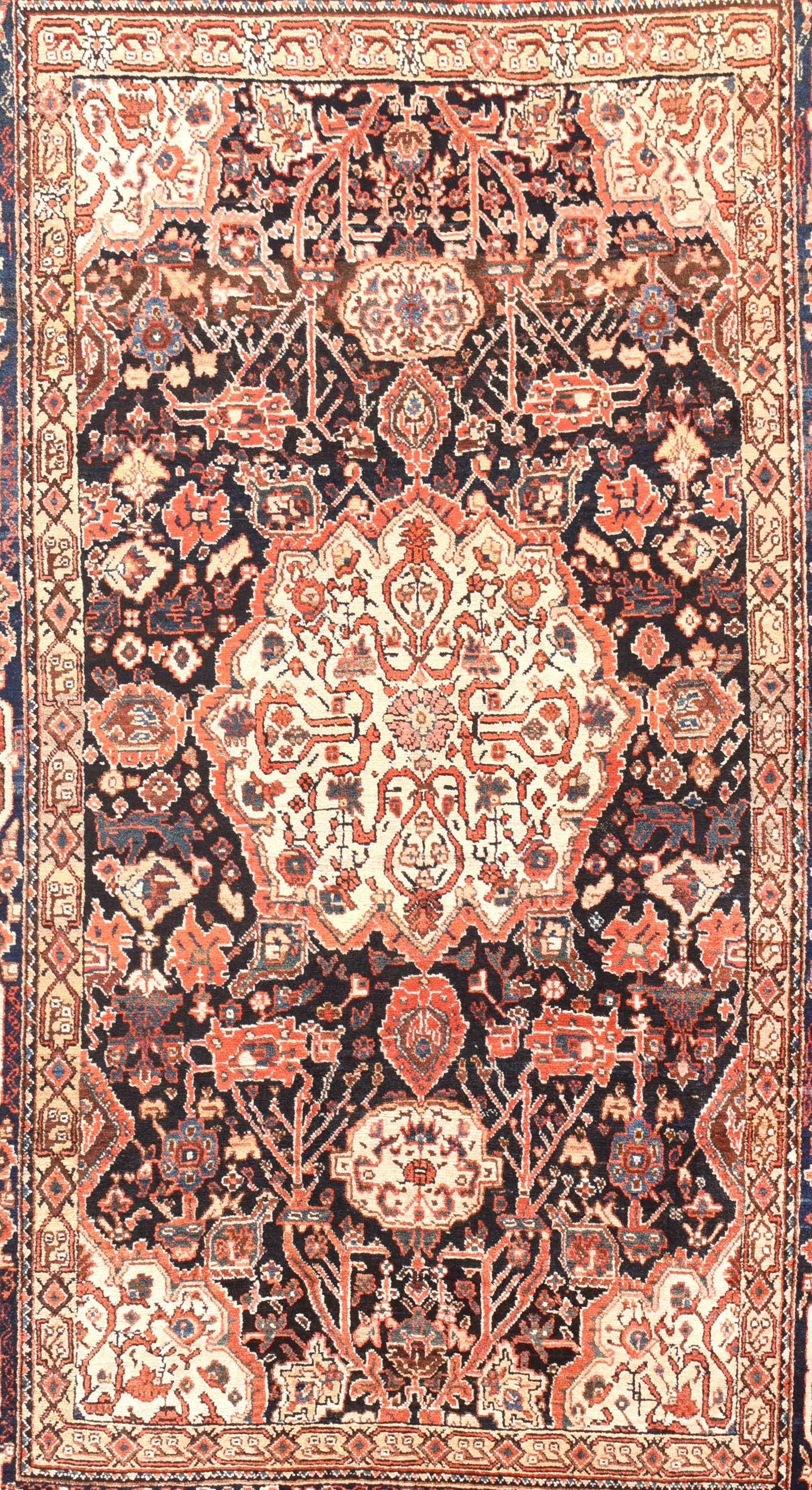 Antique Bakhtiari Persian Area Rug