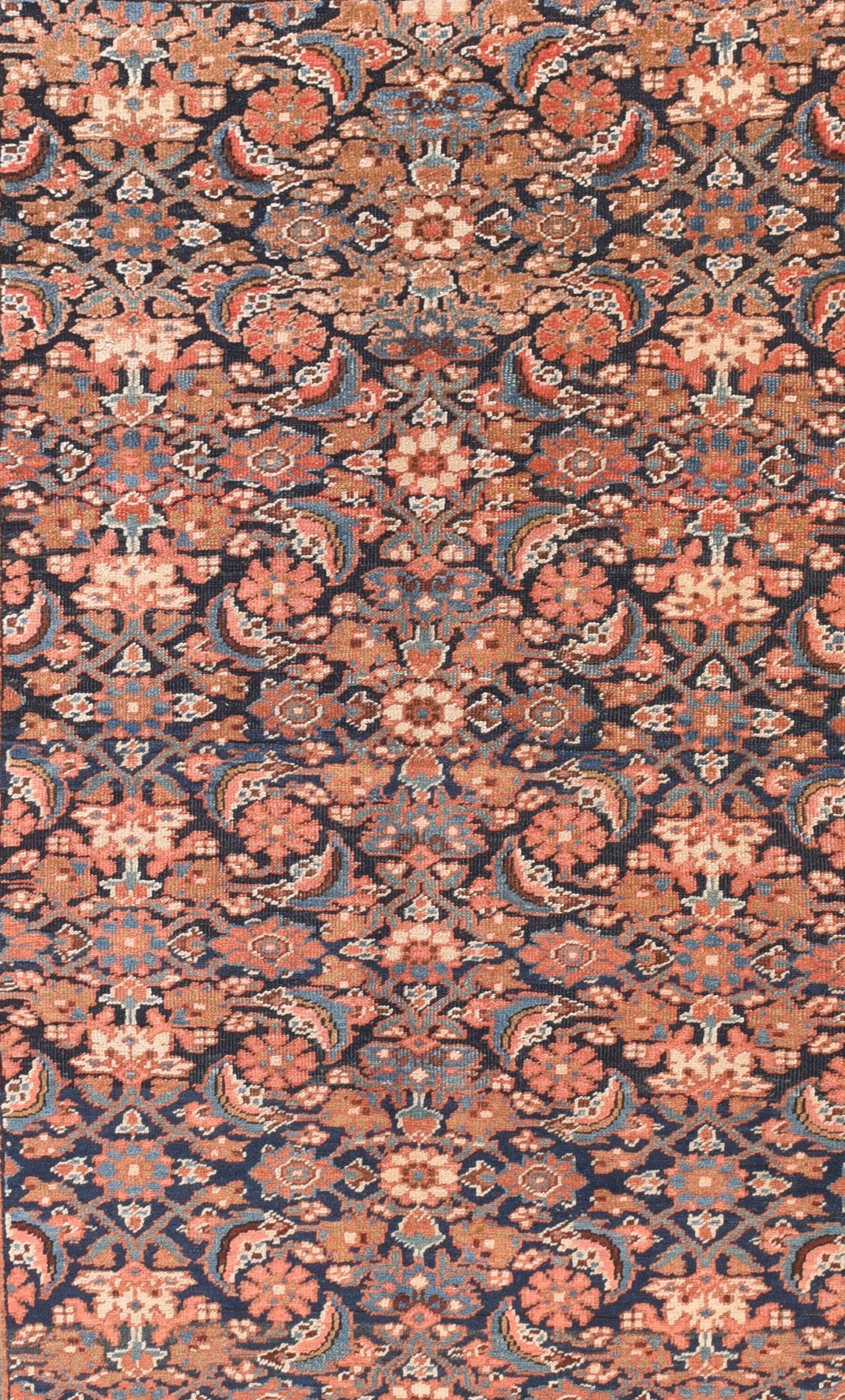 Antique Heriz Serapi Persian Area Rug