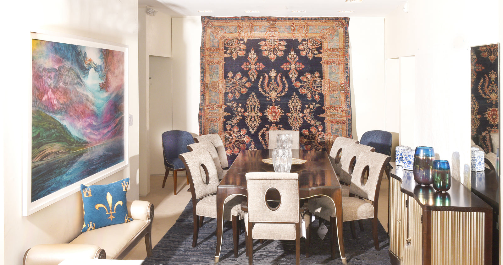 Dining Table Set 8 Chairs