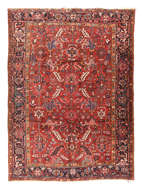 Hand Knotted Persian Heriz Wool