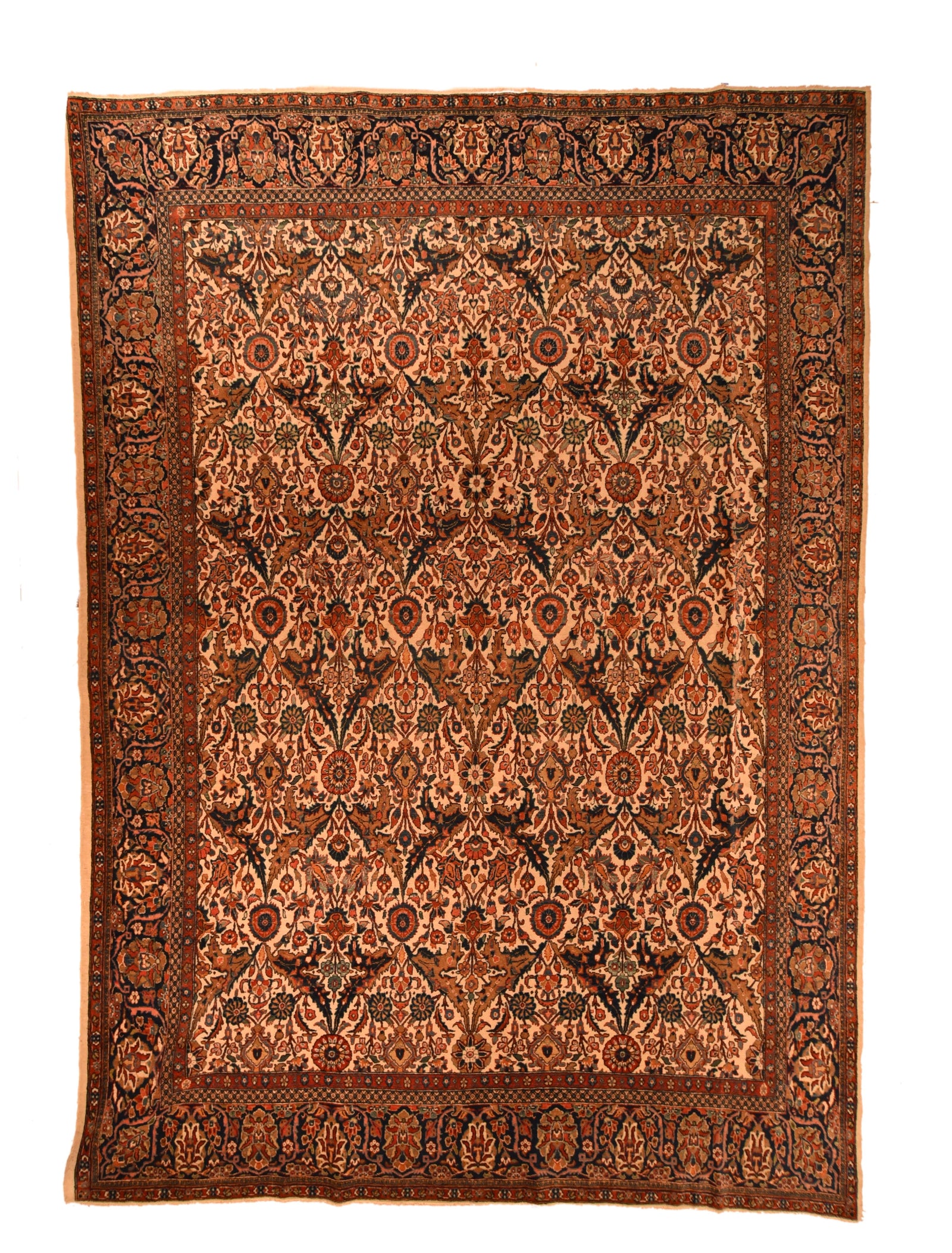 Extremely Fine Persian Antique Dabir Kashan.
