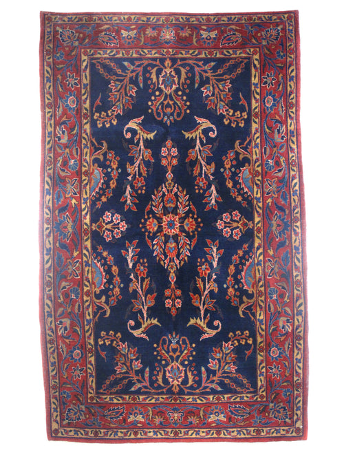 Extremely Persian Antique Manchester Kashan Rug