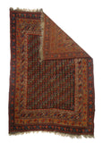 Extremely Antique Persian Afshar Tribal Rug