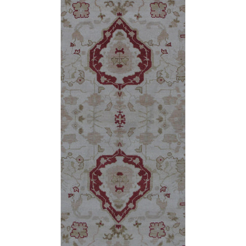 Turkish Oushak Design Hand Woven Wool Rug - 8' X 10'