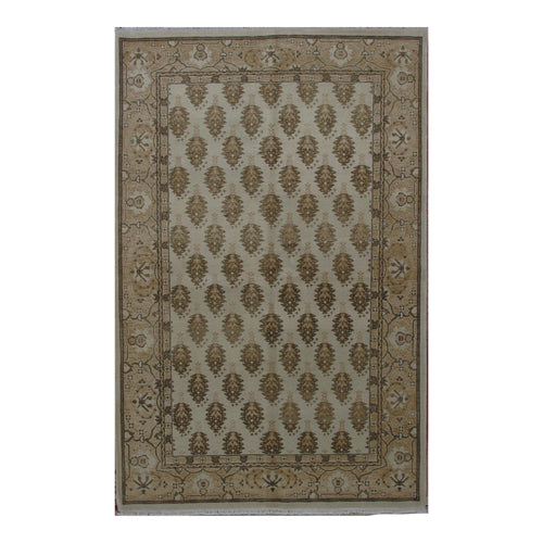 Turkish Oushak Design Hand Woven Wool Rug - 8' X 10'