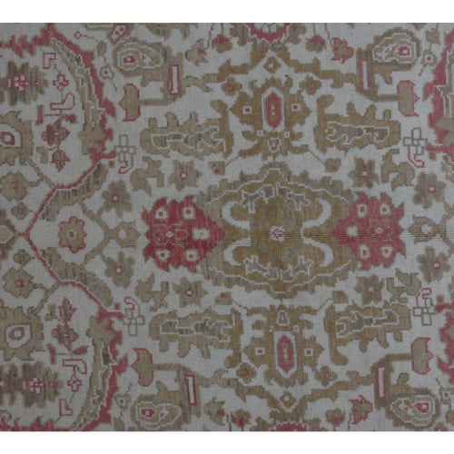 Turkish Oushak Design Hand Woven Wool Rug - 6' X 9'