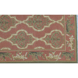 Soumak Design Hand Woven Wool Rug - 6' X 9'