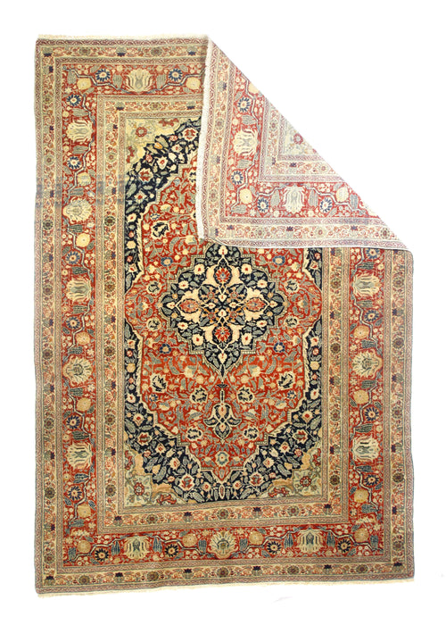 Fine Antique Persian Tabriz Hajjalili