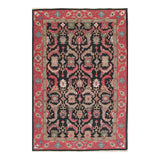 Soumak Design Hand Woven Wool Rug - 6' X 9'