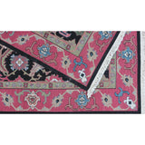 Soumak Design Hand Woven Wool Rug - 6' X 9'