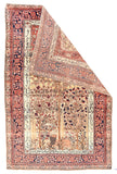 Antique Mohtasham Kashan Persian Rug