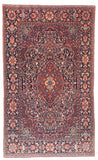 Antique Red Kashan Persian Area Rug