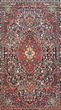 Antique Kashan Persian Area Rug