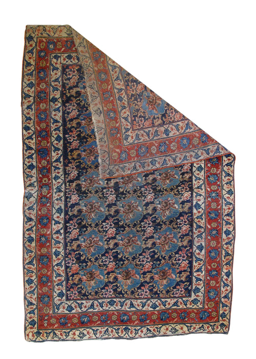 Extremely Fine Antique Persian Bidjar (rug has been professionally resized)