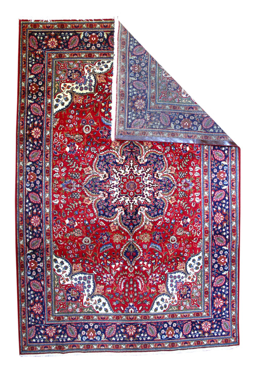 Semi Antique Persian Tabriz