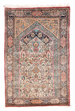 Excellent Red Qum Persian Area Rug