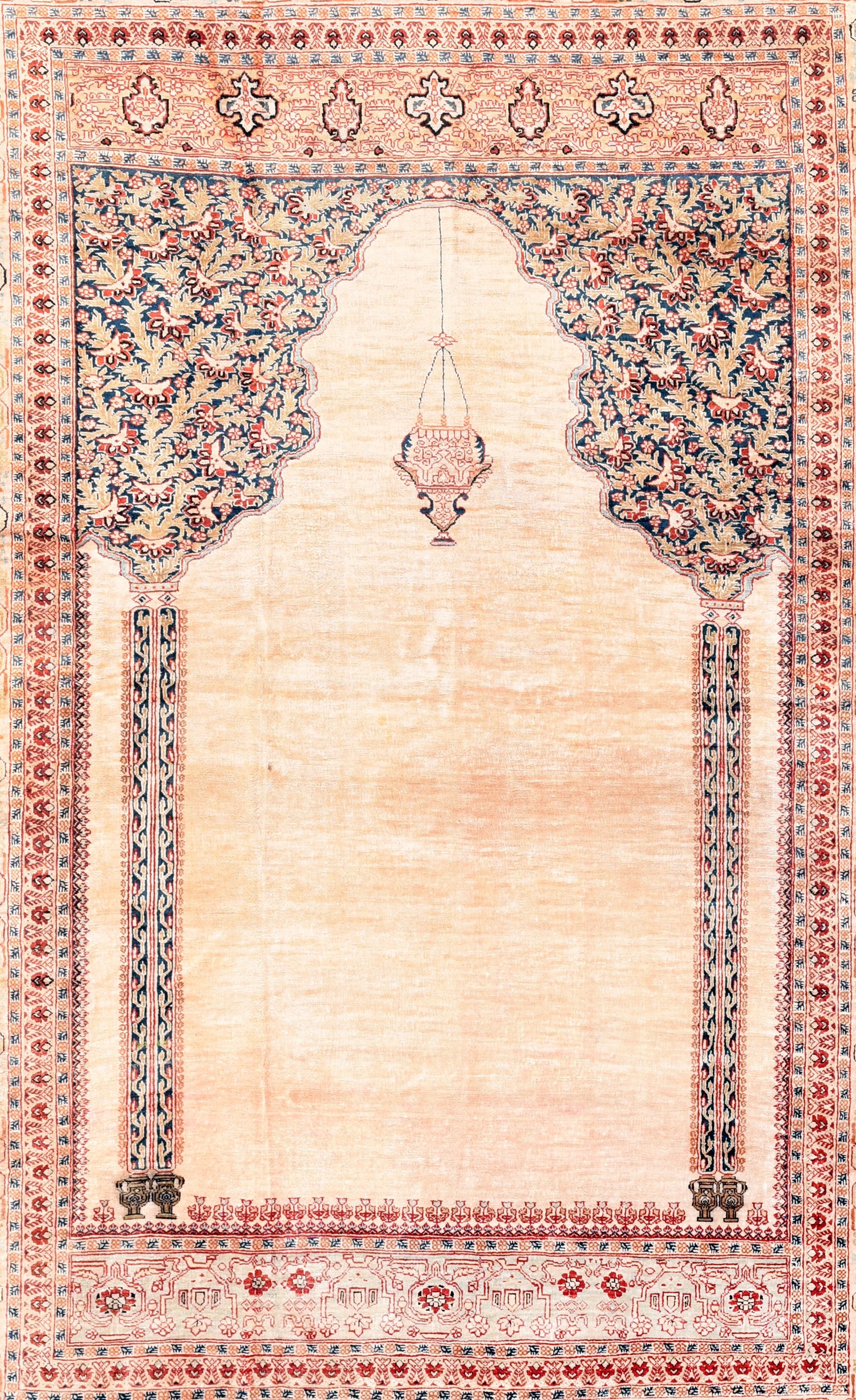 Antique Tabriz Persian Area Rug