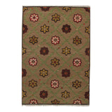 Soumak Design Hand Woven Wool Rug - 6' X 9'