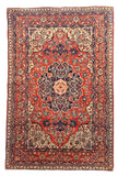 Antique Rust Isfahan Persian Area Rug