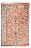 Excellent Red Hereke Design Turkish Area Rug