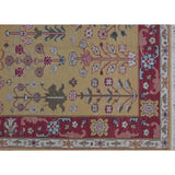 Soumak Design Hand Woven Wool Rug - 6' X 9'