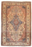 Antique Rose Mohtasham Kashan Persian Area Rug