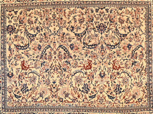 Antique Persian Nain Rug