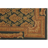 Soumak Design Hand Woven Wool Rug - 6' X 9'