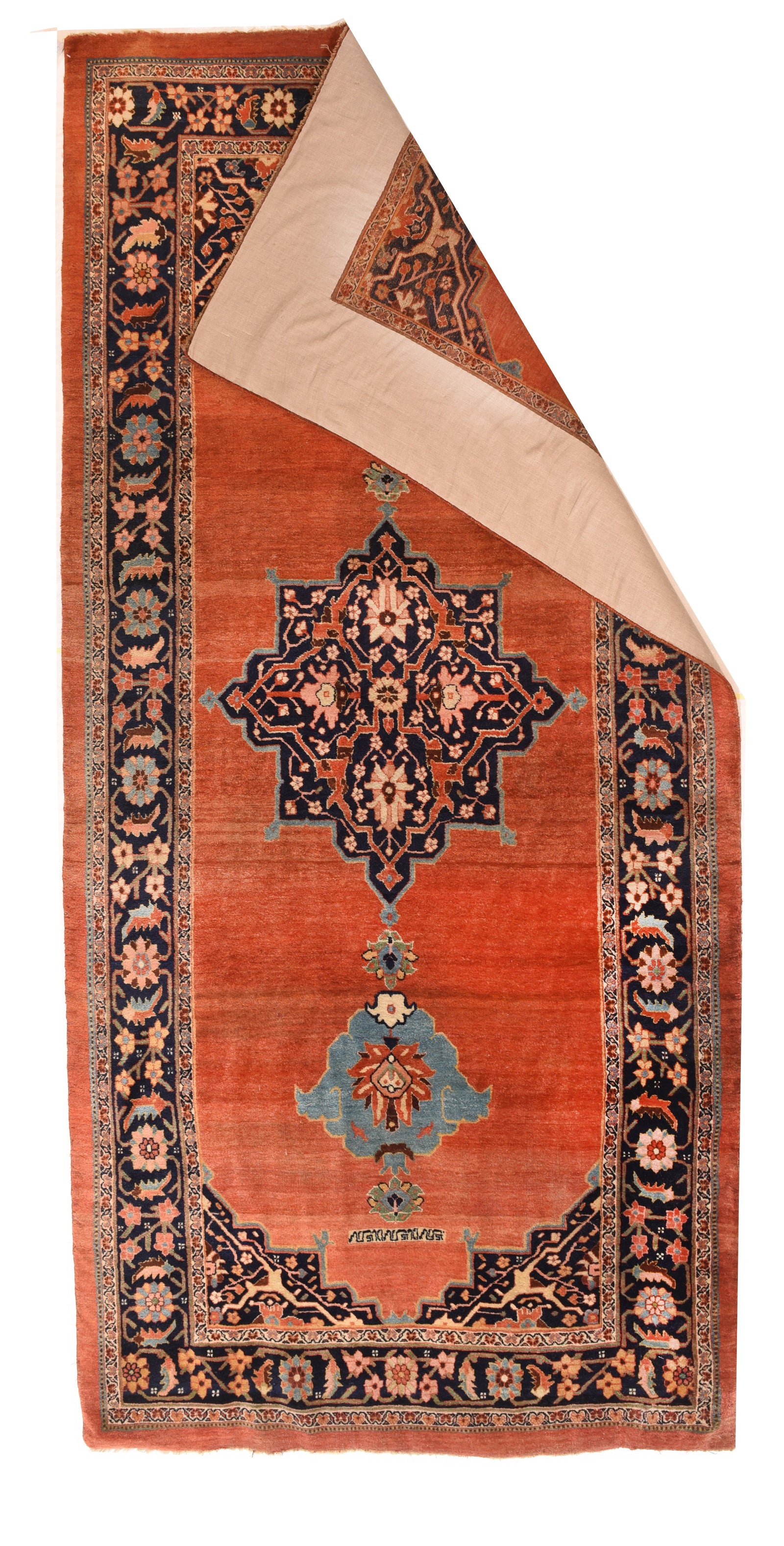 Antique Persian Bidjar Area Rug