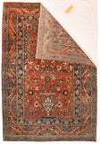 Antique Tabriz Hajijalili Persian Area Rug