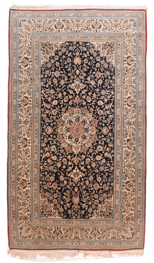 Antique Beige Persian Nain Area Rug