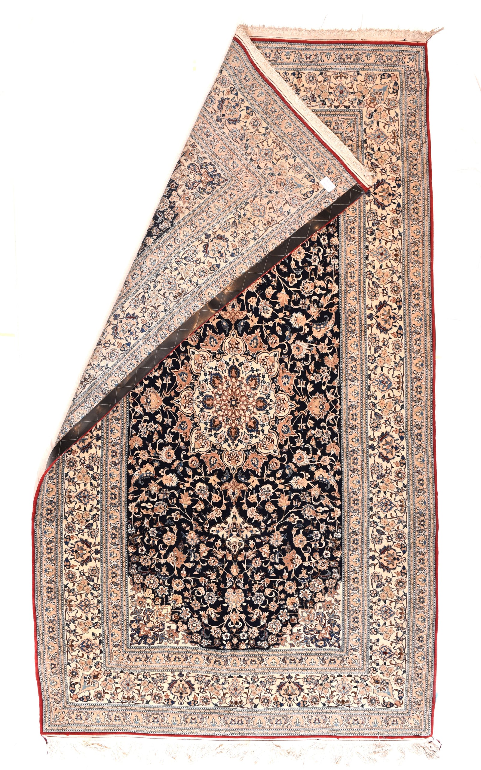 Antique Persian Nain Area Rug
