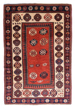 Antique Red Kazak Russain Area Rug